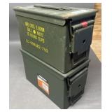 2 - Steel Ammo Cans