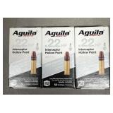 150 rnds Aguila .22LR HP Ammo