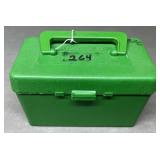 .264 Win Mag Brass & Reloads in Cartridge Box