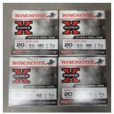 100 rnds Winchester 20ga 2 3/4" Shotshells