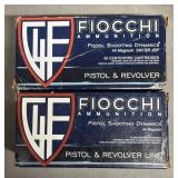 100 rnds Fiocchi .44 Magnum Ammo