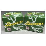 1000 rnds Remington .22LR Thunderbolt Ammo