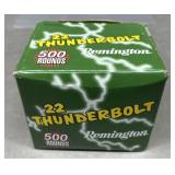 500 rnds Remington .22LR Thunderbolt Ammo