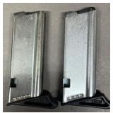 2 - Lorcin L22 .22LR 9 rnd Stainless Magazines