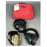 2 - Sets of Hearing Protection in Case