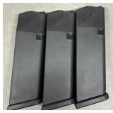 3 - Glock 10mm 15 rnd Magazines