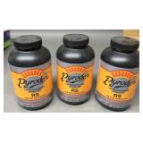3 - 1lbs Cans Hodgdon Pyrodex RS Powder