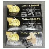 60 rnds Sellier & Bellot .460 S&W Mag HP Ammo