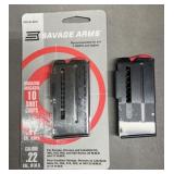 2 - Savage .17 HMR/.22 Mag 10 rnd Magazines