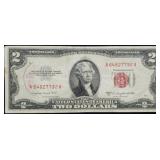 1953 B $2 Red Seal United States Note Nice