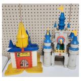 Mickey Mouse 1977 Weebles Castle & Disney Castle