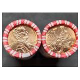 2009 Lincoln Bicentennial Penny 2 Gem BU Rolls
