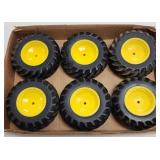 ERTL 1/16 John Deere 4WD Tractor Tires x6