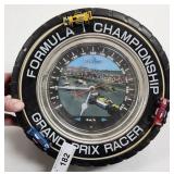 F1 Championship Grand Prix Racer Wall Clock