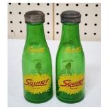 Vintage Squirt Soda Bottle Salt & Pepper Shakers