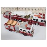 Tonka 26" Fire Ladder Truck & 14" Pumper Truck