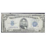 1934 C $5 Silver Certificate