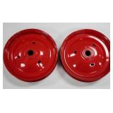 Pair of IH Red Pedal Tractor Front Disc Rims