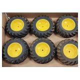 ERTL 1/16 John Deere 4WD Tractor Tires x6