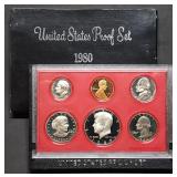 1980 US Mint Proof Set w/ SBA Dollar