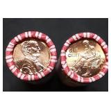 2009 Lincoln Bicentennial Penny 2 Gem BU Rolls