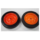 7x1.50 Pedal Tractor Front Tires, Orange Rims