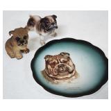 Bulldog Theme Woodstock ILL Plate & Figures