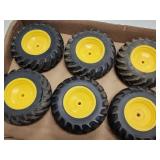 ERTL 1/16 John Deere 4WD Tractor Tires x6