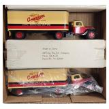 2 ERTL 1937 American Van Lines Truck Banks NIB