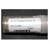 First 40 Statehood Quarters, Gem BU in Roll