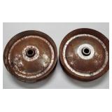 Pair of NOS Unpainted Pedal Tractor Front Disc Rim