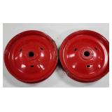 Pair of IH Red Pedal Tractor Front Disc Rims