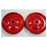 Pair of IH Red Pedal Tractor Front Disc Rims