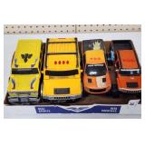 Group of Hummer & Road Rippers Action Cars