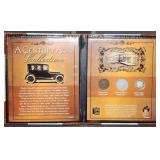 Vintage Coin Collection in Portfolio, Barber Dime