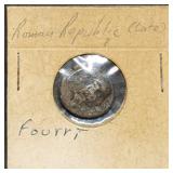Ancient Roman Coin in Holder