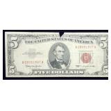 1963 $5 Red Seal Legal Tender Bank Note