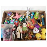 Flat of Fast Food Toys, Premiums, Character Toys