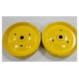 Pair of John Deere Pedal Tractor Front Disc Rims