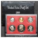 1980 US Mint Proof Set w/ SBA Dollar