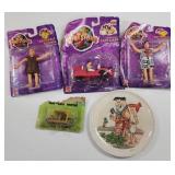Flintstone Carded Figures, Flintmobile, Plate