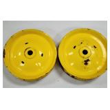 Pair of John Deere Pedal Tractor Front Disc Rims