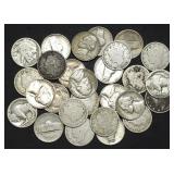 Large Group of Liberty V, Buffalo & Jefferson