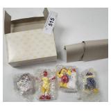 Original 1995 McDonalds Christmas Ornament Set
