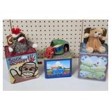 2 Jack-in-the-Box Toys & Schylling Train Toy