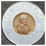 1946 Lincoln Wheat Penny Lucky Pocket Piece