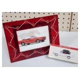Ford Mustang Framed Image & Small Model Car