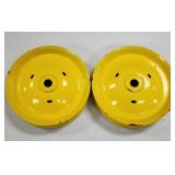 Pair of John Deere Pedal Tractor Front Disc Rims