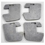 Set of 4 Custom Pedal Tractor Suitcase Weights