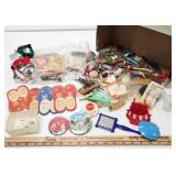 Large Lot of Cracker Jack Premiums, Novelties,